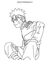 immagine da colorare di naruto